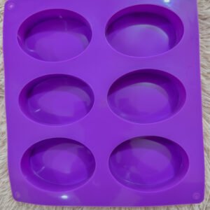 Oval Silicone Soap Mold (350 Taka)