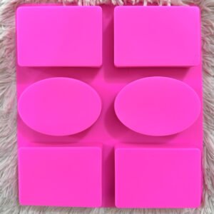 Rectangle & Oval Silicone Soap Mold (480 Taka)