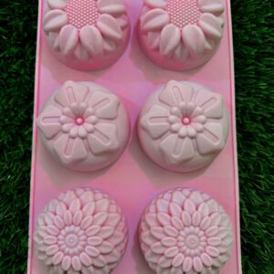 Flower Mix Soap Mold – PINK (350 Taka)